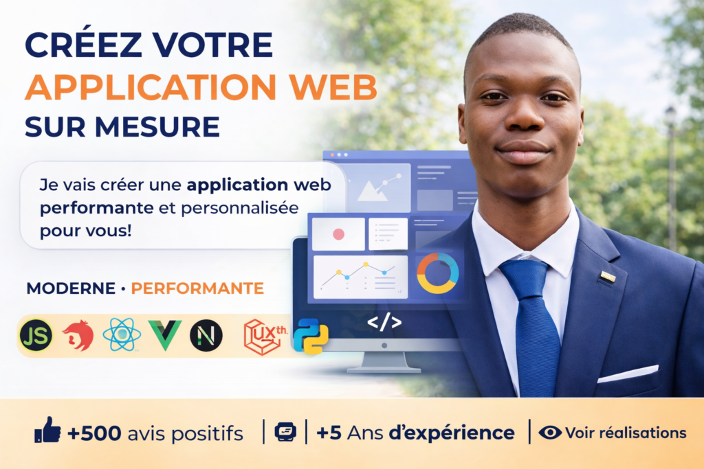 Création de sites web et d’applications sur mesure